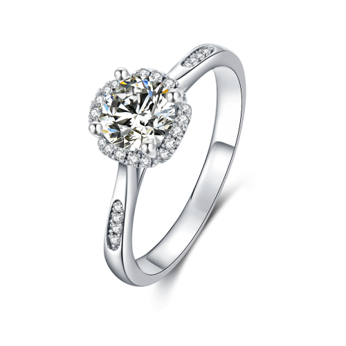 Hot Sale 925 Trendy Pure Silver Ring Jewelry With  Delicate Diamond New Model Ring With Good Quality For Women